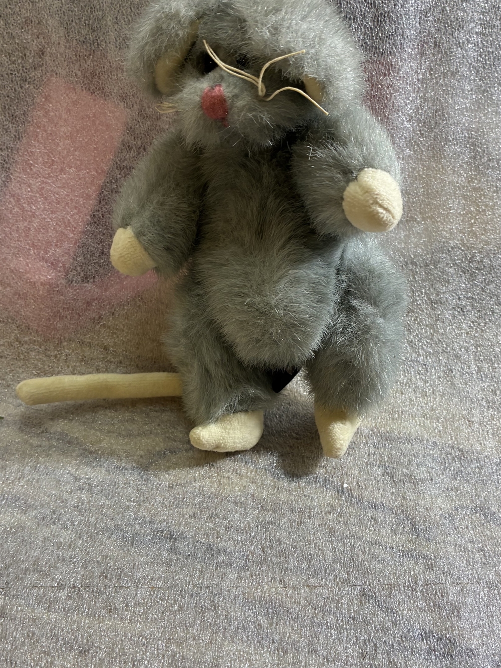 Ty Gray Plush Mouse Toy